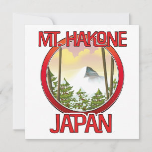 Convite Monte Hakone Japão