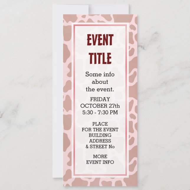 Convite Moo Car (Verso)