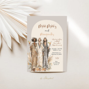 Convite Moo Moo's & Margaritas Estampa Animal