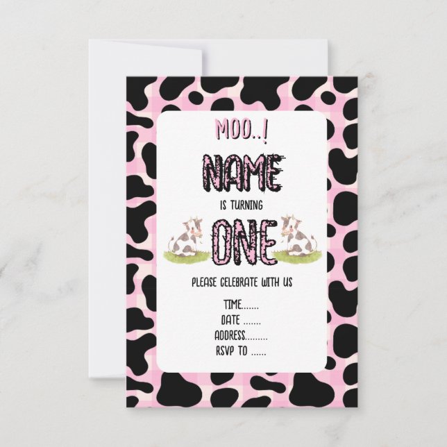 Convite Moo, vou fazer um (Frente)