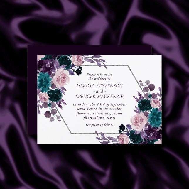 Convite Moody Boho | Casamento de abóbora e Rosa de chá (Criador carregado)