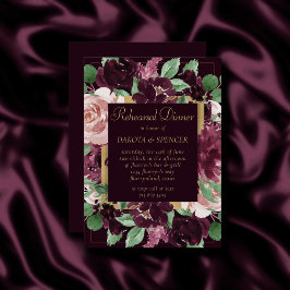 Convite Moody Passion | Janto Dramático de Ensaio em Roxo