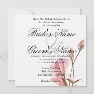 Convite MoonFlower Rosa