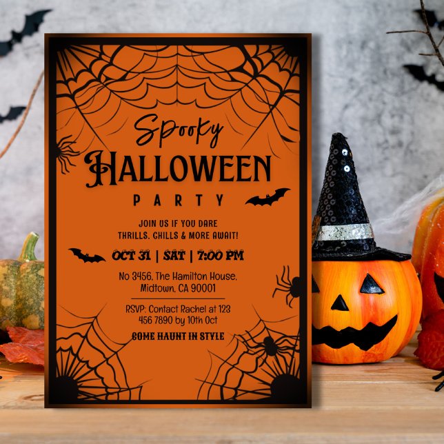 Convite Morcegos de aranha-do-mato-laranja (Criador carregado)