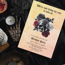 Convite Morrendo Para Você Se Juntar Ao Aniversário Do Dia