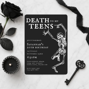 Convite Morte à Minha Adolescência Tendências Góticas 20º