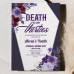 Convite Morte À Minha Festa Floral aniversário de 40 anos<br><div class="desc">Esta é uma morte ao meu Convite de festas Floral aniversário de 40 anos!</div>