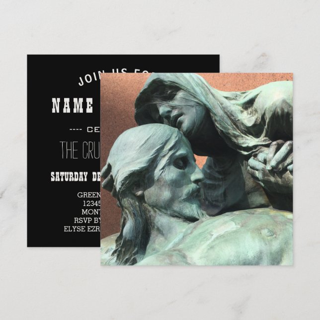 Convite morte terna (Frente/Verso)