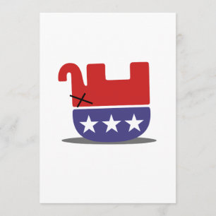 Convite Morto Elefante GOP