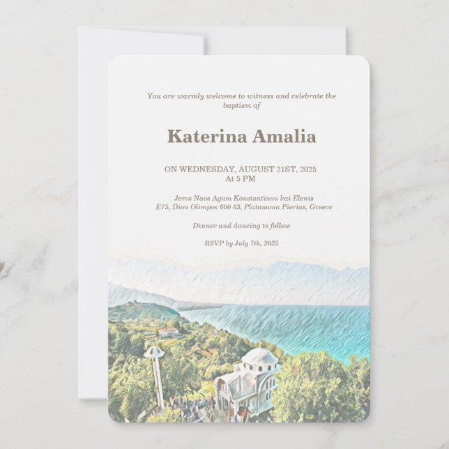 Convite Mosaico à Beira-Mar (Frente)