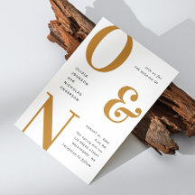 Mostarda de baixa mostarda ousada tipografia casam