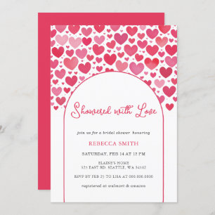 Convite Mostrado com Chá de panela de Dia de os namorados 