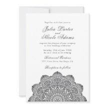 Motivo Artístico Moderno Estilo Mandala Casamento