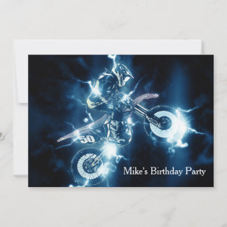 Convite Motocross personalizado