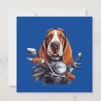 Motoqueiro canino legal, motorista de cão basset h