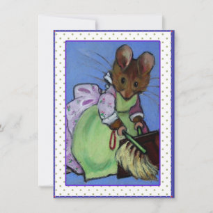 Convite Mouse De Habitação: Preparando-se para a festa