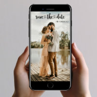 Móvel e Impressão elegante economize a data