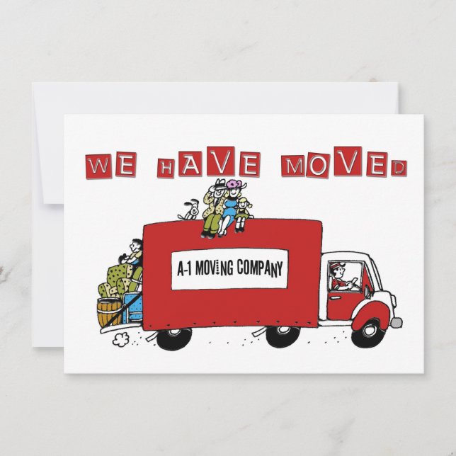 Convite movemos a placa simples de alteração de endereço (Frente)