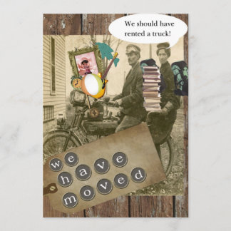 Convite Movendo sobre uma bicicleta