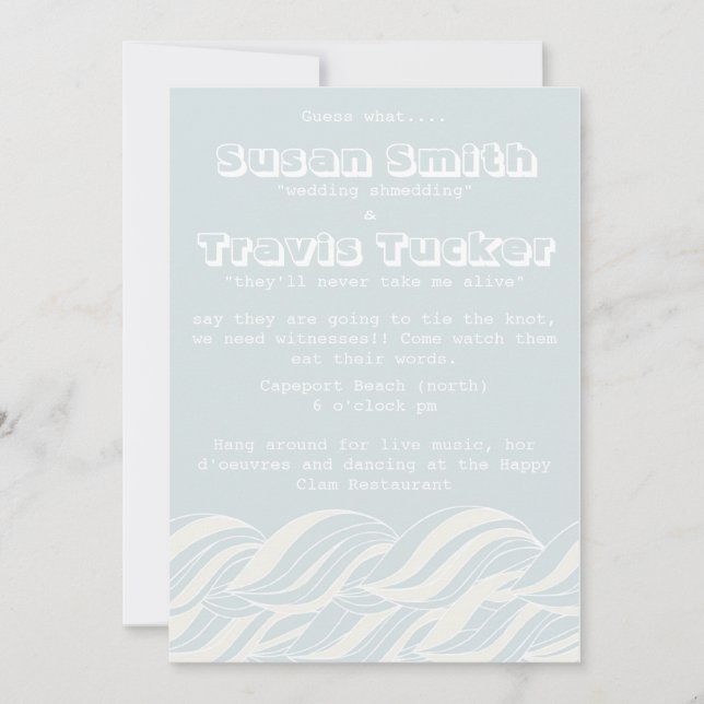 Convite Movimento do Oceano (Frente)