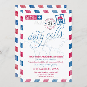 Convite Movimento Militar do Mapa Aéreo de Nova Jersey