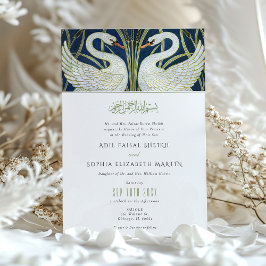 Convite Muçulmano Swans Invitation Walter Crane