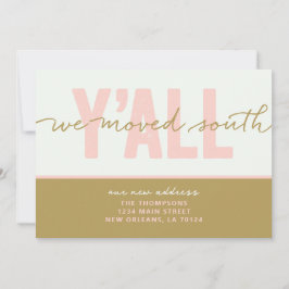 Convite Mudamos Para O Sul, Anunciamos