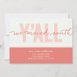 Convite Mudamos Para O Sul, Anunciamos