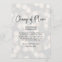 Mudança de Data Evento Comercial ou Pessoal COVID