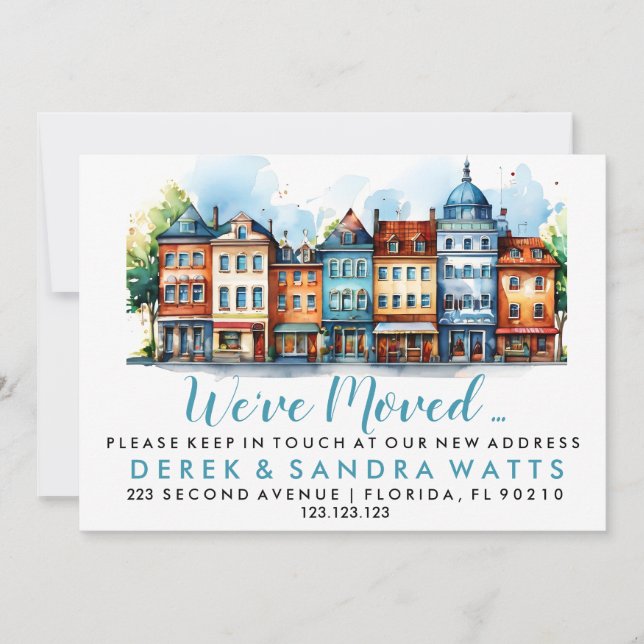 Convite Mudança de endereço que mudamos de rua (Frente)