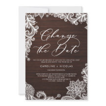 Mudar a Data de Renda Rústica de Madeira Adiamento