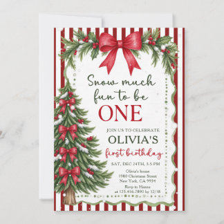 Convite Muita Diversão Para Ser Um Aniversário De Natal