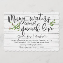 Muitas Águas Não Conseguem Desistir Da Bridal Do A