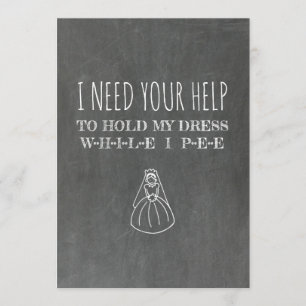 Convite Muito Engraçada Proposta de Bridesmaid / Madrinha