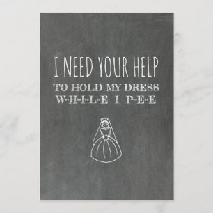 Convite Muito Engraçada Proposta de Madrinha de casamento