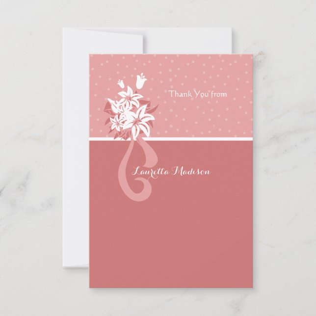 Convite Muito Obrigado Notecard (Frente)