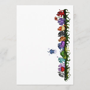 Convite muitos dragões bonitos