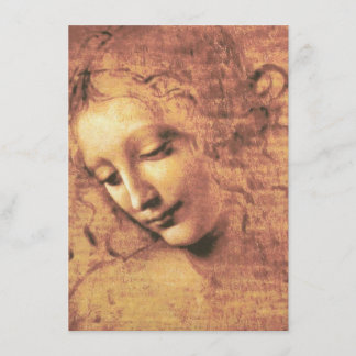 Convite Mulher bonita por Leonardo da Vinci