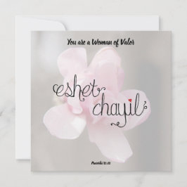 Convite Mulher de Valor