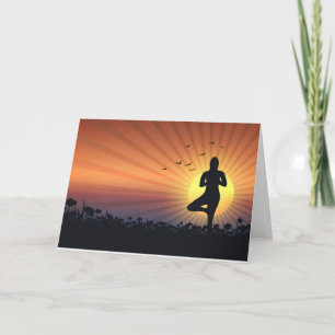 Convite Mulher fazendo yoga