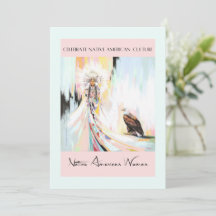 Mulher Nativa Americana E Águia