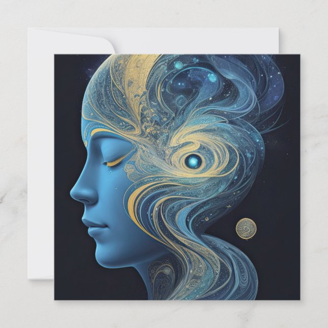 Convite Mulher nova e cósmica (Frente)