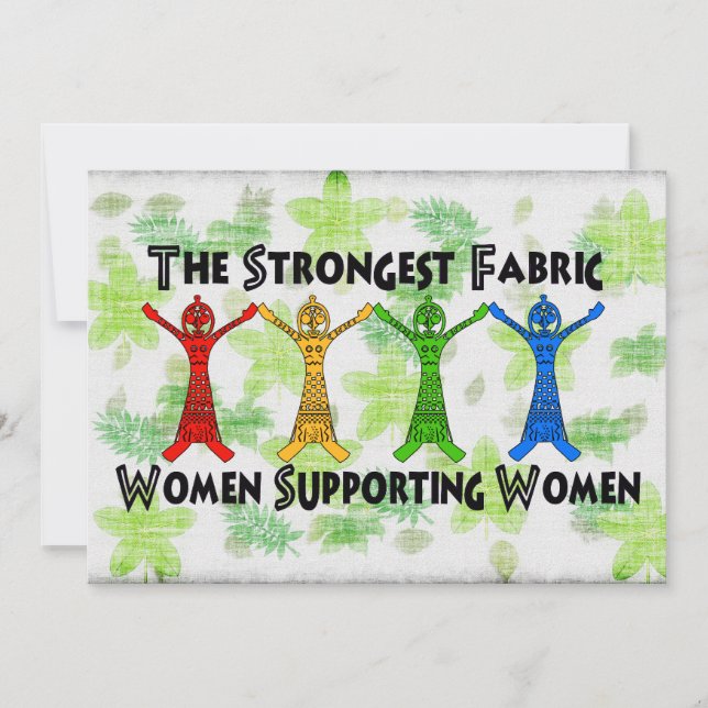 Convite Mulheres a apoiar as mulheres (Frente)