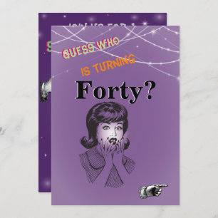 Convite Mulheres aniversário de 40 anos