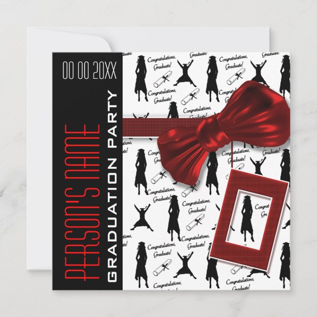 Convite Mulheres elegantes do partido de arranque (Frente)