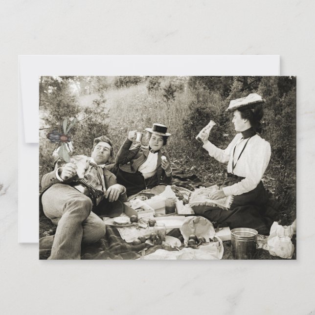 CONVITE MULHERES ENGRAÇADAS DA BELEZA DO HOMEM DA MOSCA DO (Frente)