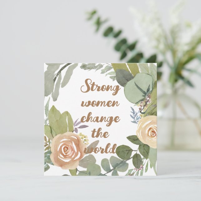 Convite mulheres fortes mudam o mundo 8ª marcha igualdade (Em pé/Frente)