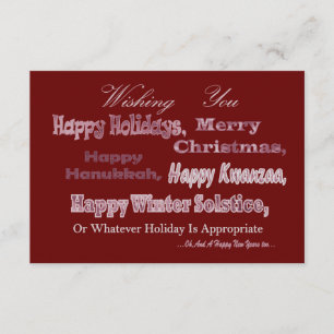 Convite Multi feriado branco vermelho