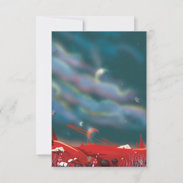 Convite mundo alienígena (Frente)