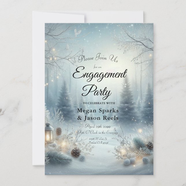 Convite Murmurios de um Solstício de Inverno (Frente)